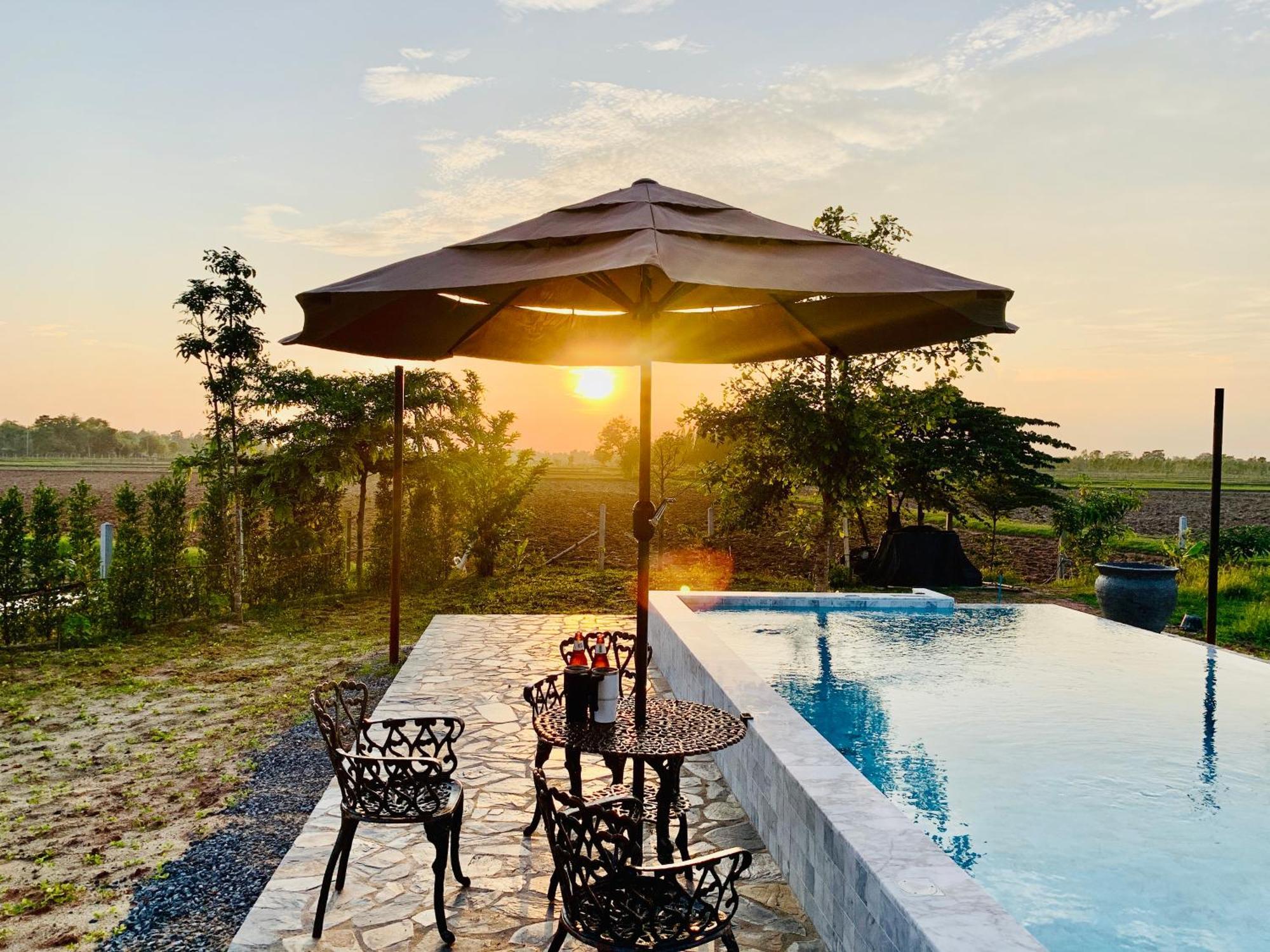 Rang Robin Farmstay For 4 With Pool Ban Wang Muang Экстерьер фото